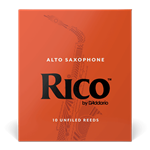 Alto Sax Reeds Rico #2.5 Box of 10 - Advanced Beginner Strength