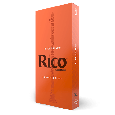 Clarinet Reeds Rico #2.5 Box of 25