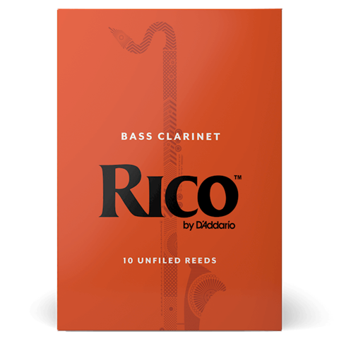 Bass Clarinet Reeds Rico #2 Box of 10