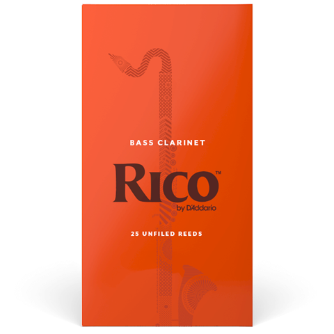 Bass Clarinet Reeds Rico #2 Box of 25